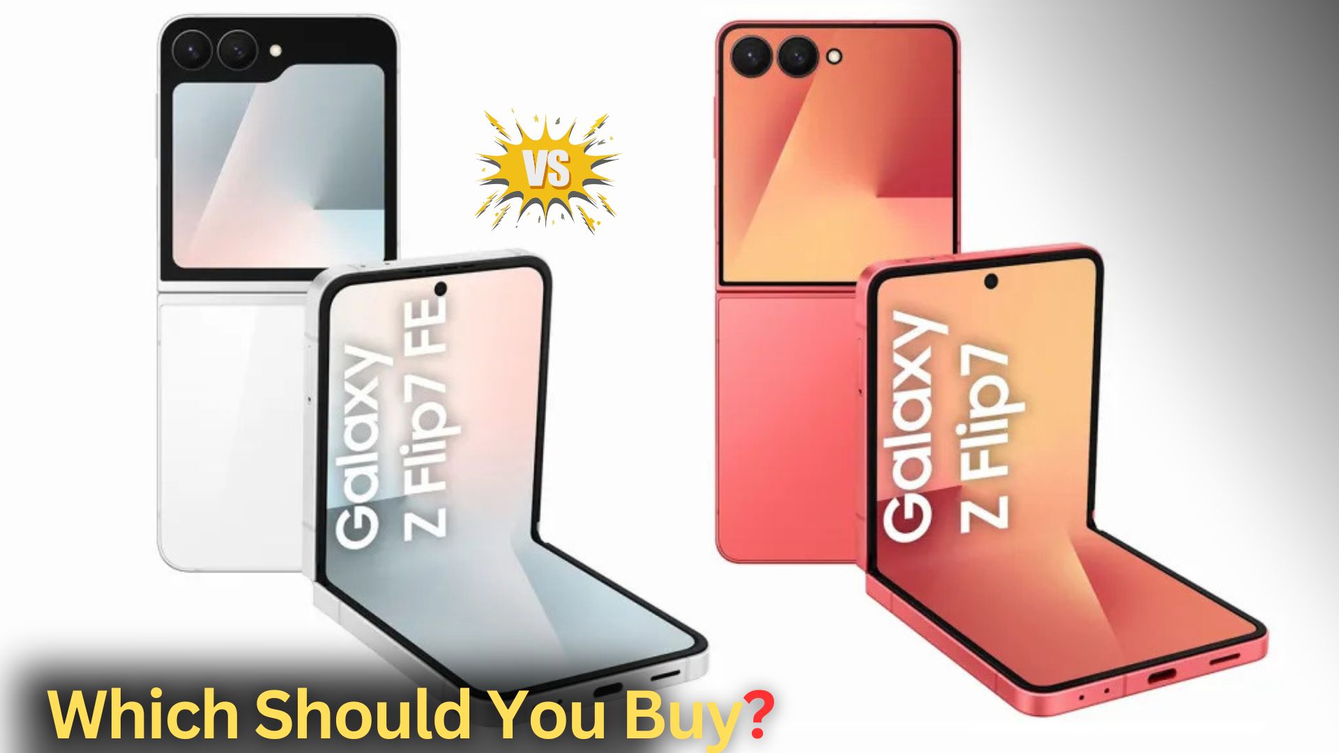 Samsung Galaxy Z Flip7 FE vs Galaxy Z Flip7: Which Should You Buy?