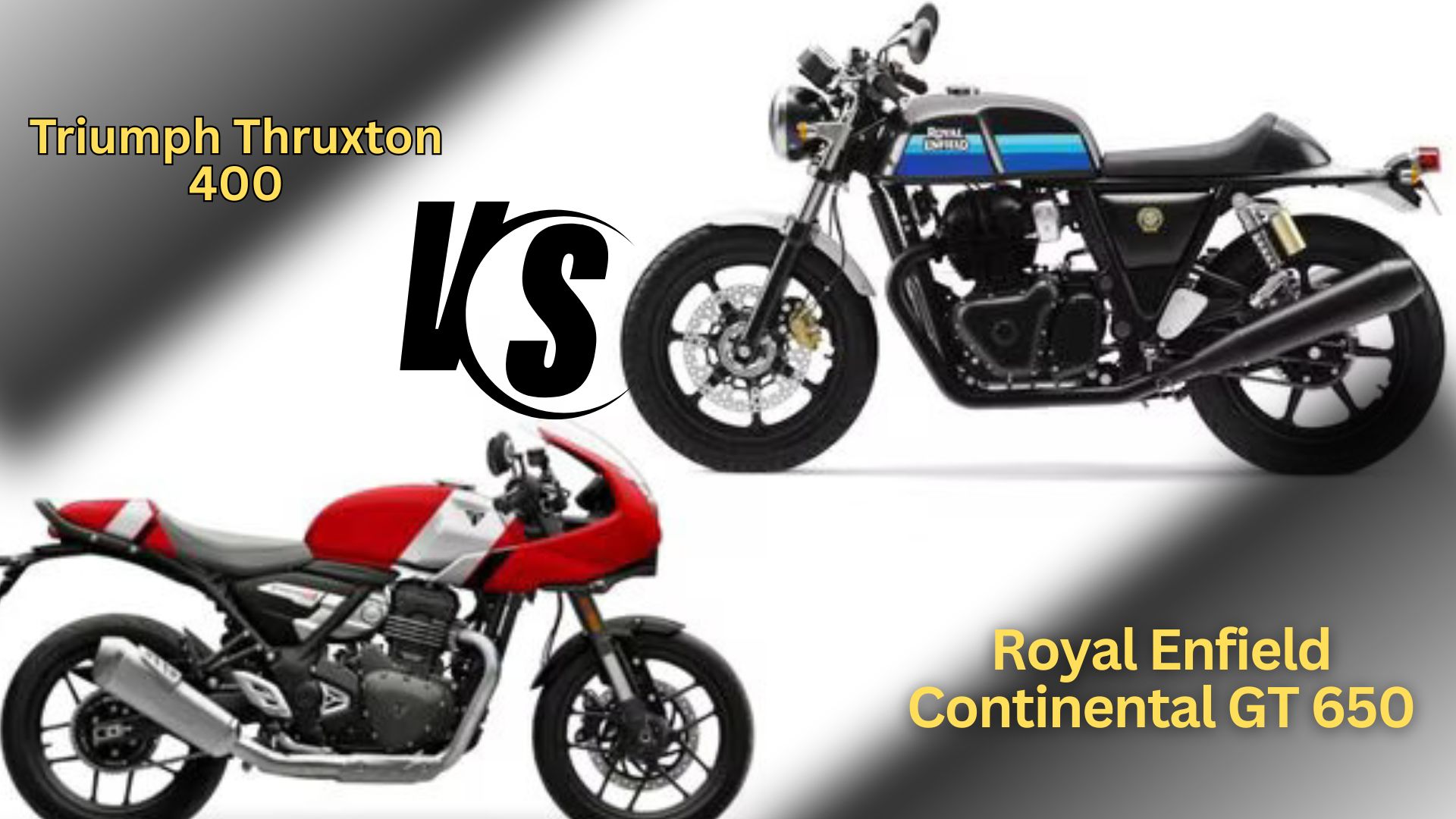 Triumph Thruxton 400 vs Royal Enfield Continental GT 650 - Complete Comparison